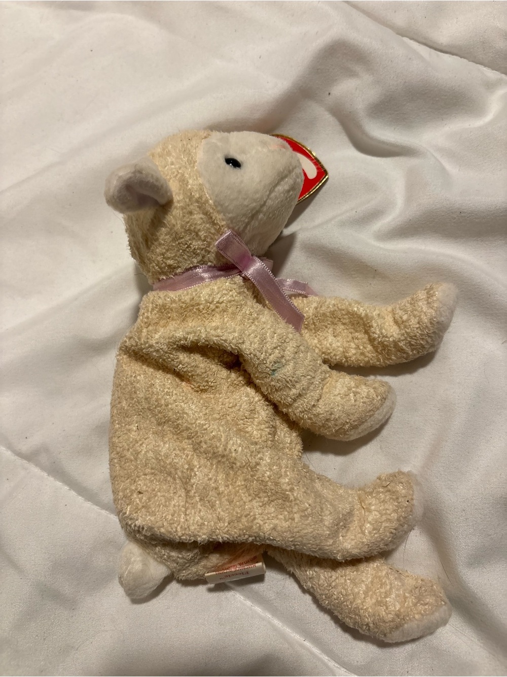 Ty Beanie Baby FLEECIE 2000 Lamb w/ Plush Toy Rare Retired